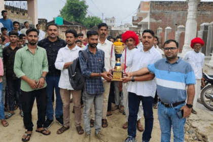 Sirohi Football Pratiyogita: 19 वर्ष आयु वर्ग फुटबॉल खेल प्रतियोगिता प्रथम स्थान खिलाड़ीयों का भव्य स्वागत