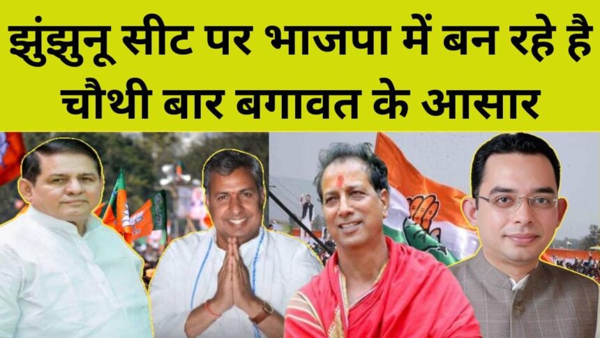 Rajasthan Vidhansabha Upchunav 2024: झुंझुनू सीट पर भाजपा में चौथी बार बन रहे हैं बगावत के आसार