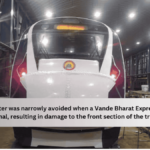 Agra News: Serious Train Mishap Avoided Vande Bharat Collides with Animal, Front Section Sustains Damage